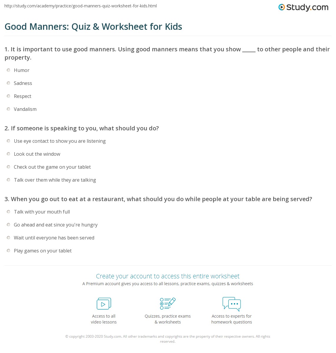 Dining Etiquette Quiz | Download Free PDF | Spoon | Restaurants