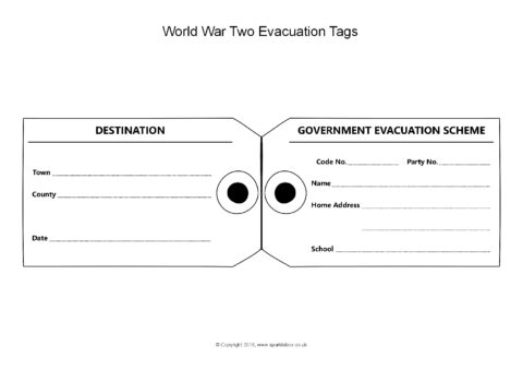 Evacuation Name Tags (SB12410) - SparkleBox
