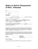 printable eviction notice for arkansas