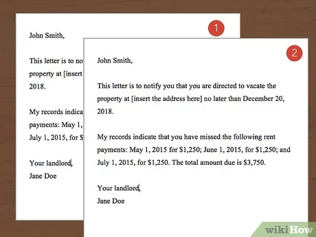 How to Write an Eviction Letter (with Pictures) - wikiHow
