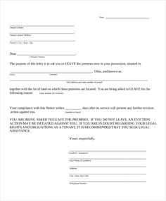 printable eviction notice free
