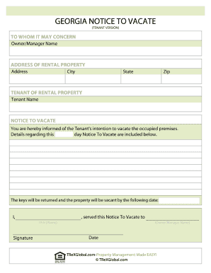 printable eviction notice georgia