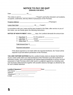 printable eviction notice iowa