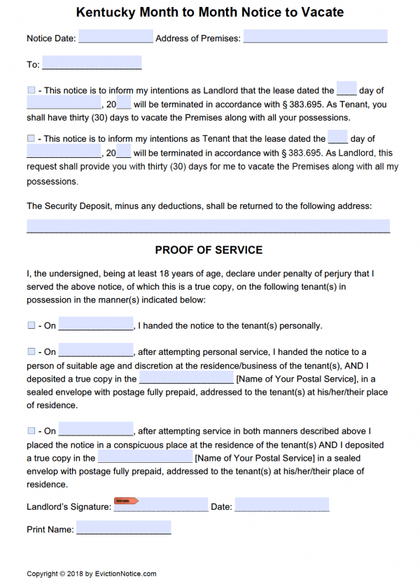 printable eviction notice oklahoma
