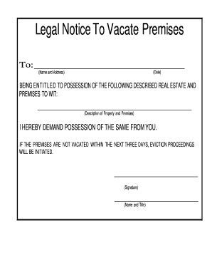 printable eviction notice template