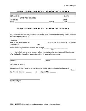 printable eviction notice virginia