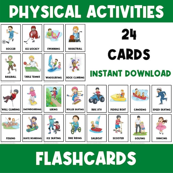 printable exercise cards