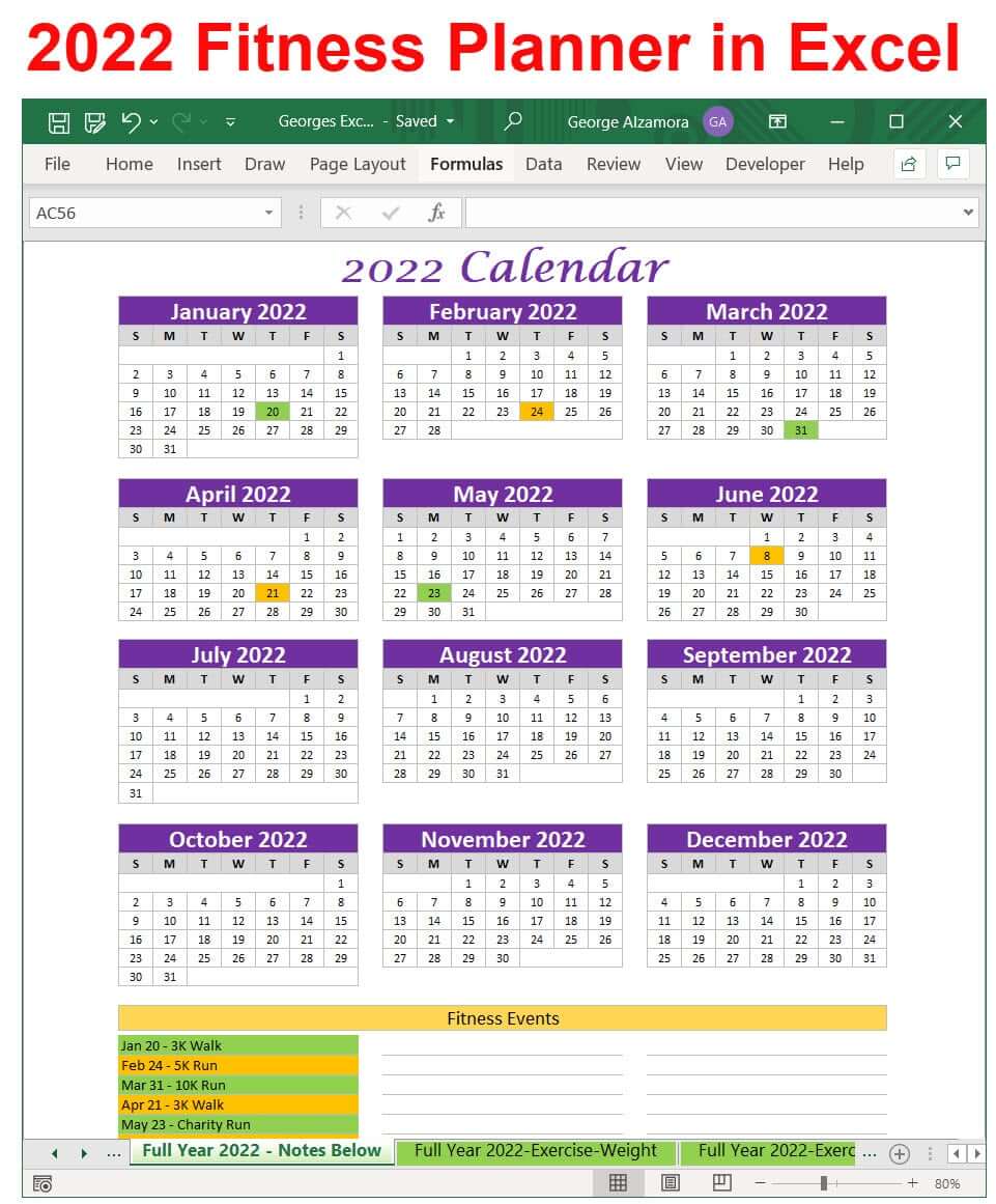 printable exercise schedule for weight loss