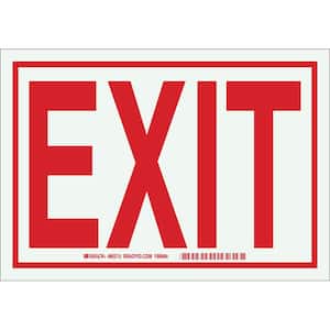 printable exit signs with arrow