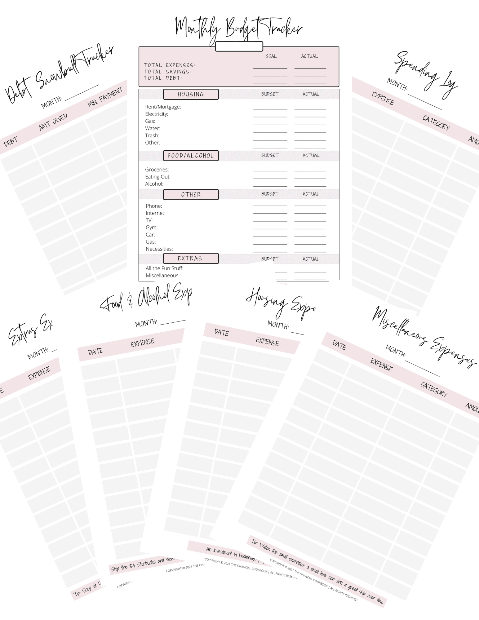 FREE Printable Expense Tracker: The Downloadable Budget Binder You ...