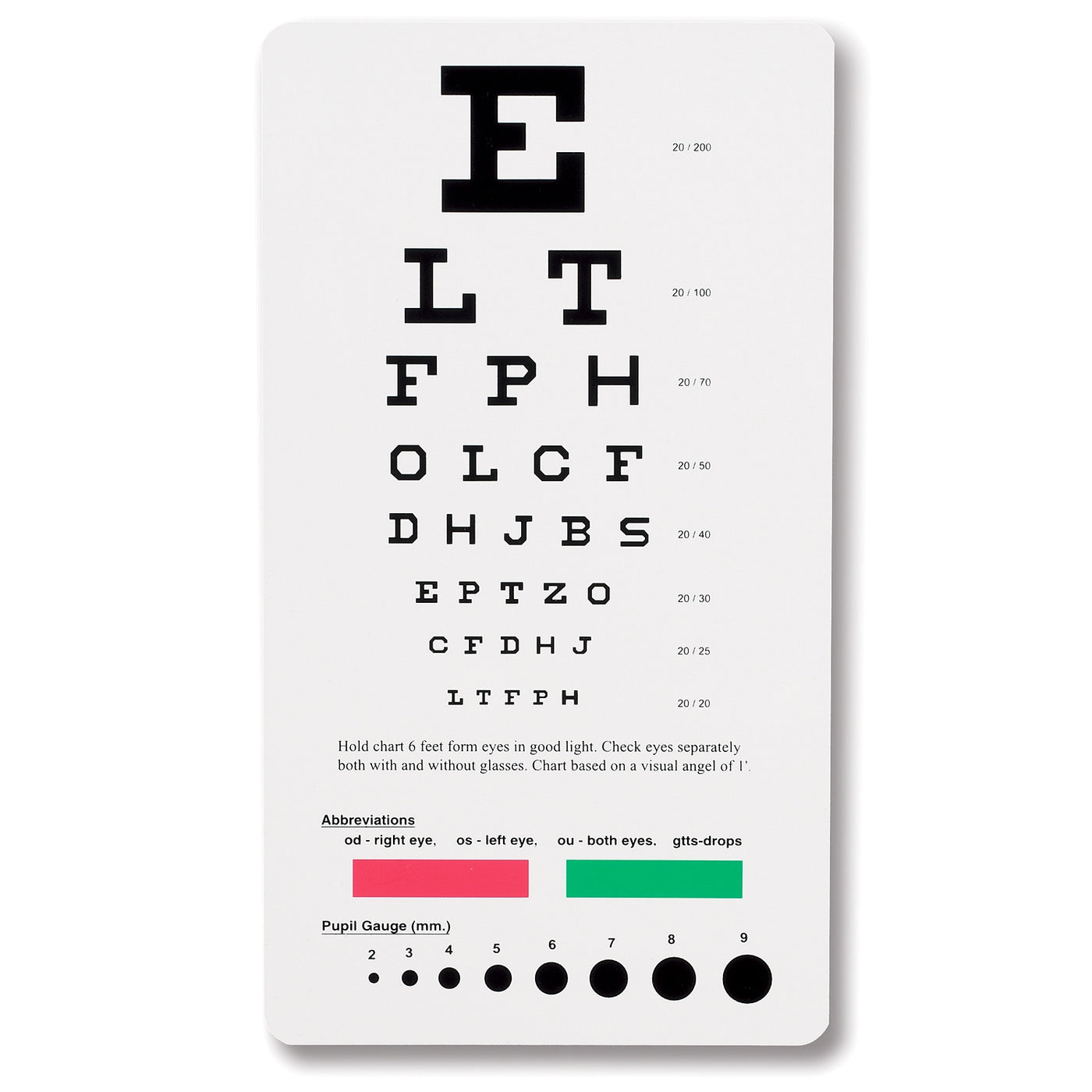 printable eye charts snellen free