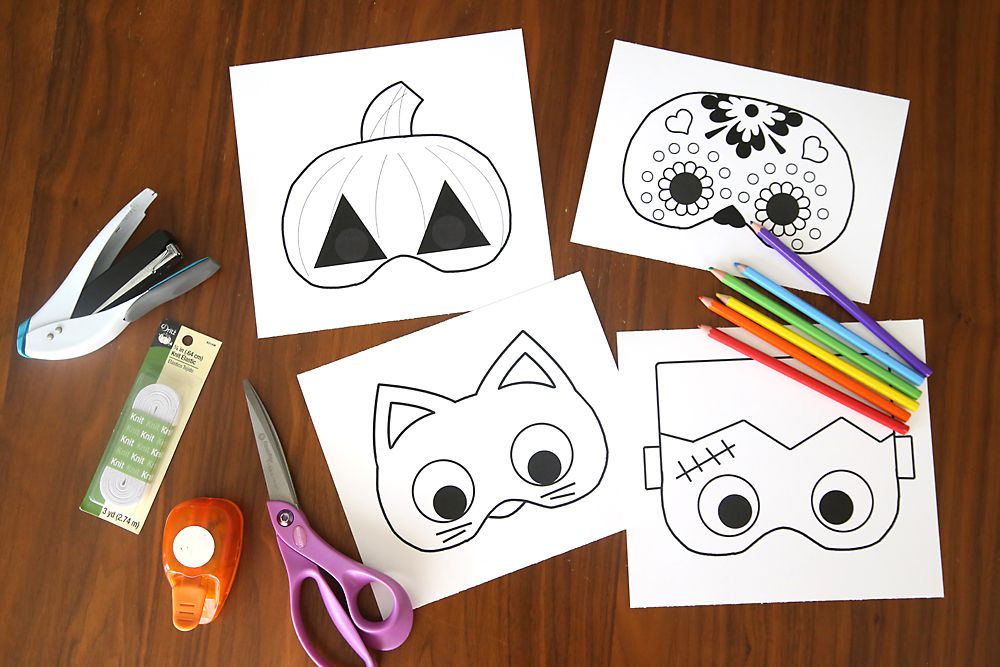 printable eye mask for halloween