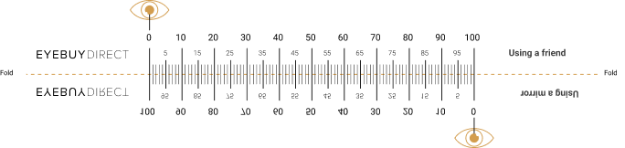 Pupillary Distance Ruler | Printable PDF | Eyebuydirect