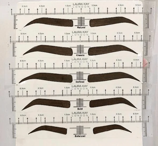 printable eyebrow stencils actual size