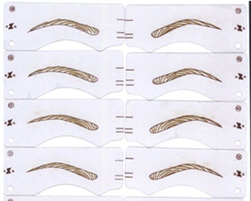printable eyebrow stencils real size