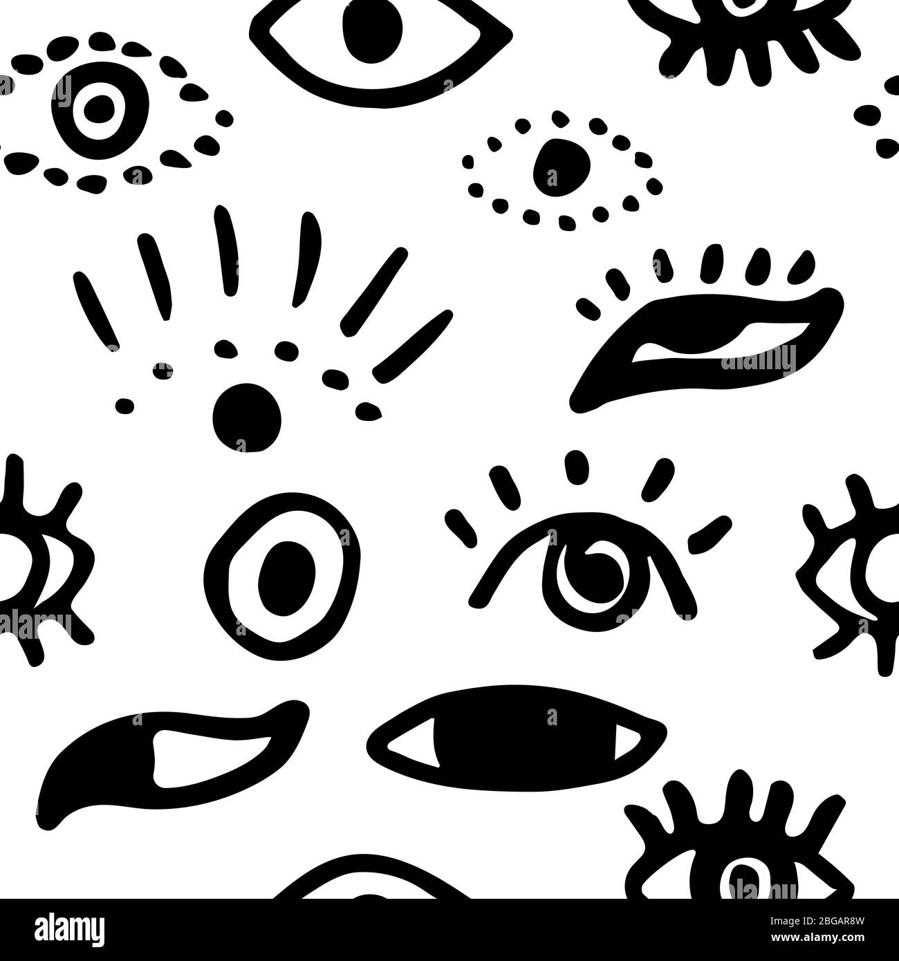 printable eyes black and white
