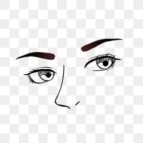 Eyes Black And White Clipart Images For Free Download - Pngtree