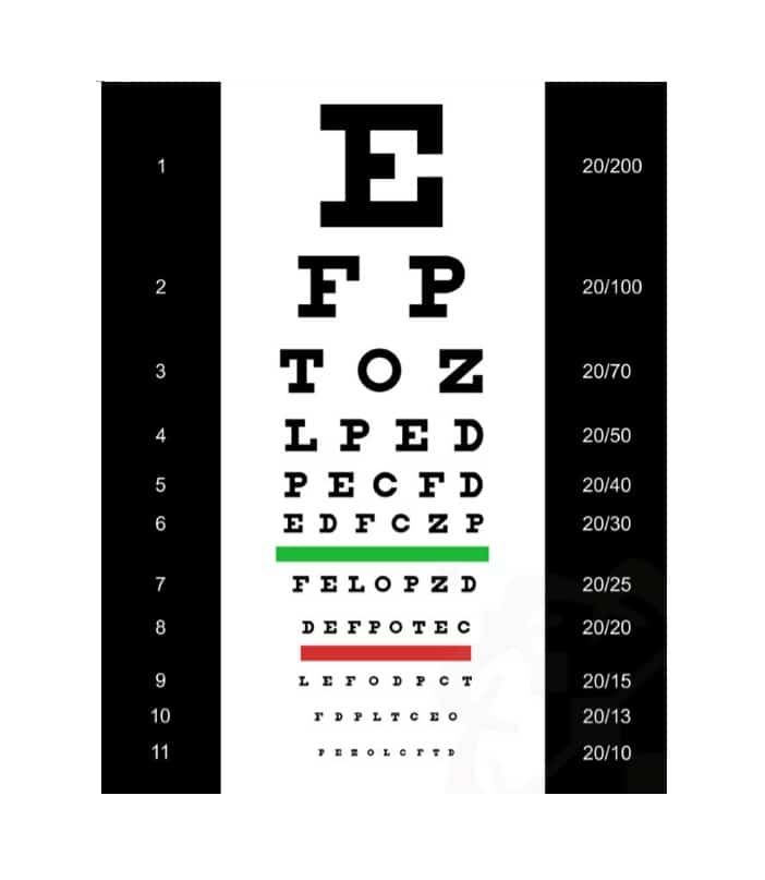 50 Printable Eye Test Charts - PrintableTemplates