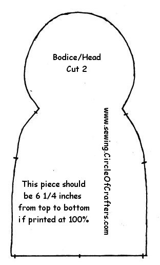 printable fabric doll patterns