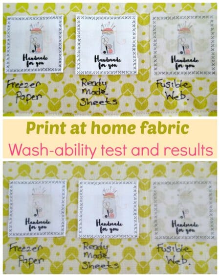Printing on Fabric - Washing &  Fading Considerations | So Sew Easy