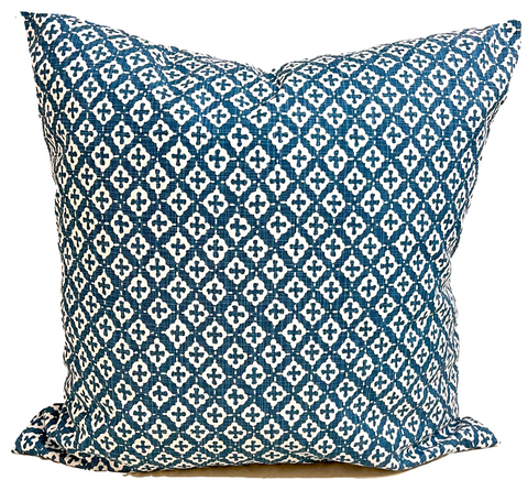 Schumacher Sinhala Linen Print Fabric Pillow Cover | eBay
