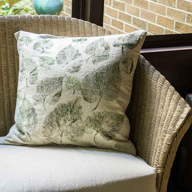 DIY Leaf Pillow - Easy Project with Great Results