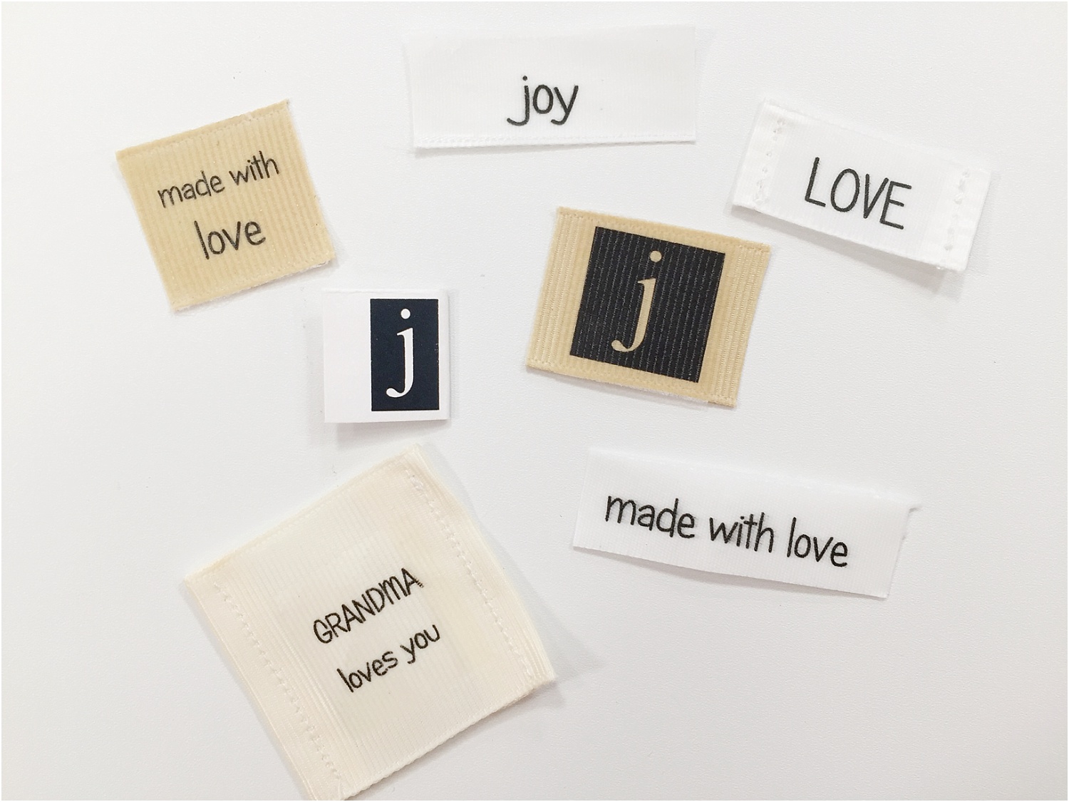 Printable Fabric Labels - Editable PDF - You Make It Simple