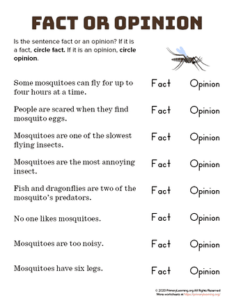 Mosquito - Facts and Opinions  