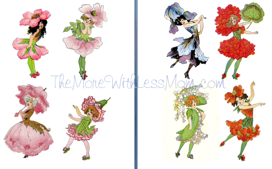 printable fairy paper dolls