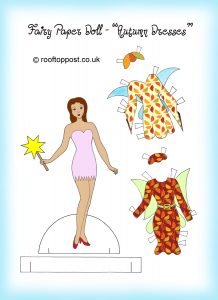 printable fairy paper dolls