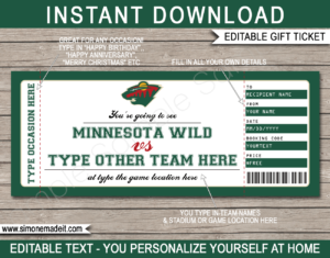printable fake hockey tickets