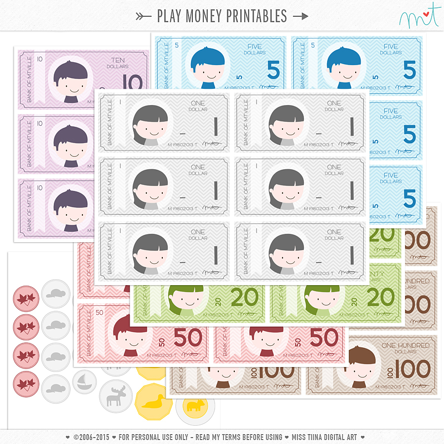 printable fake money free