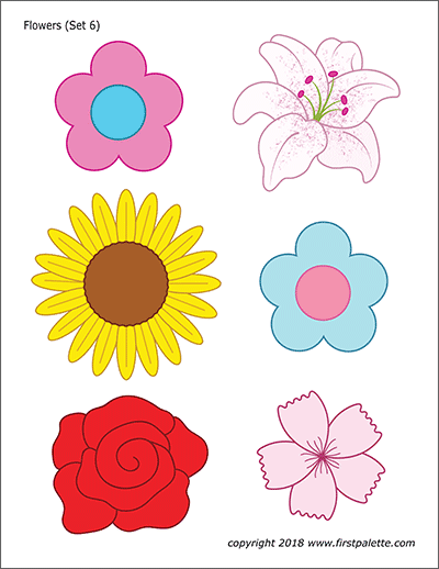 printable fall flowers