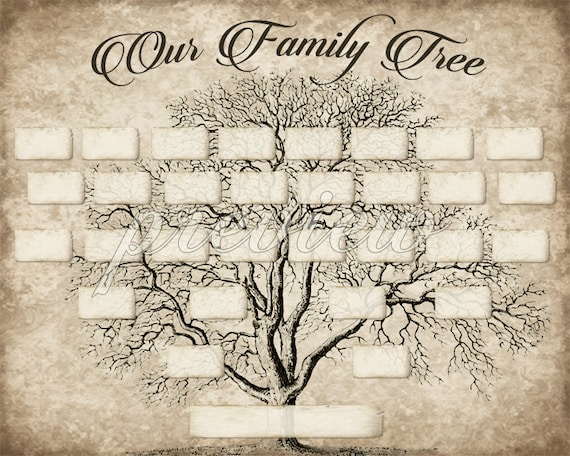 printable family tree art