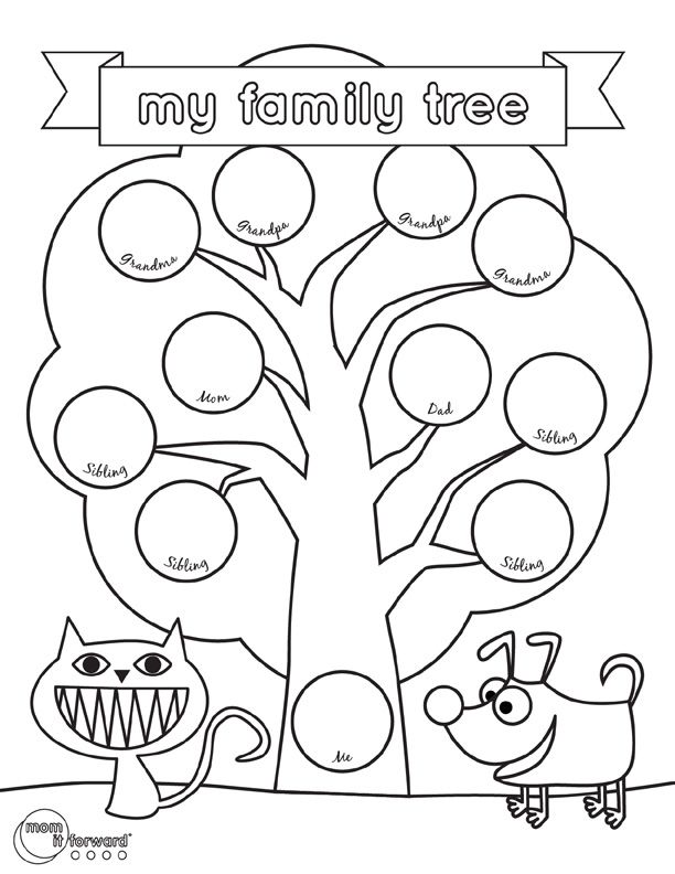 My Family Tree Printable - Mom it Forward