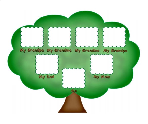 printable family tree for school project