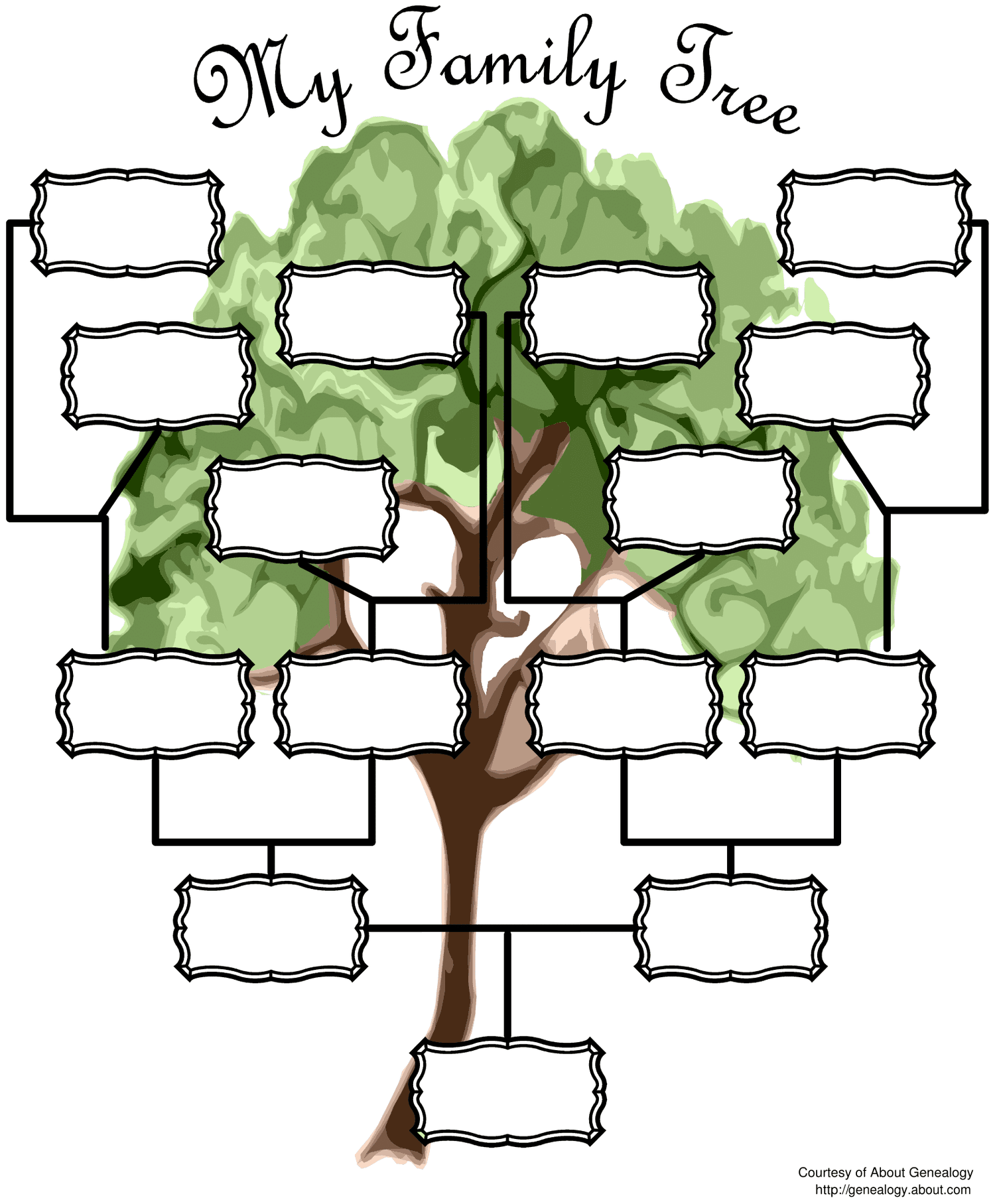 printable family tree free