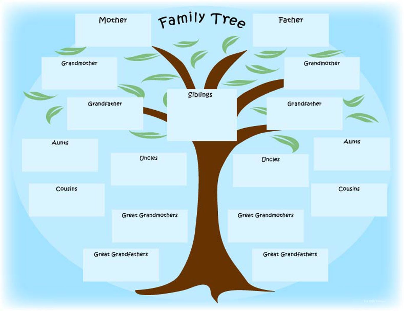 printable family tree images