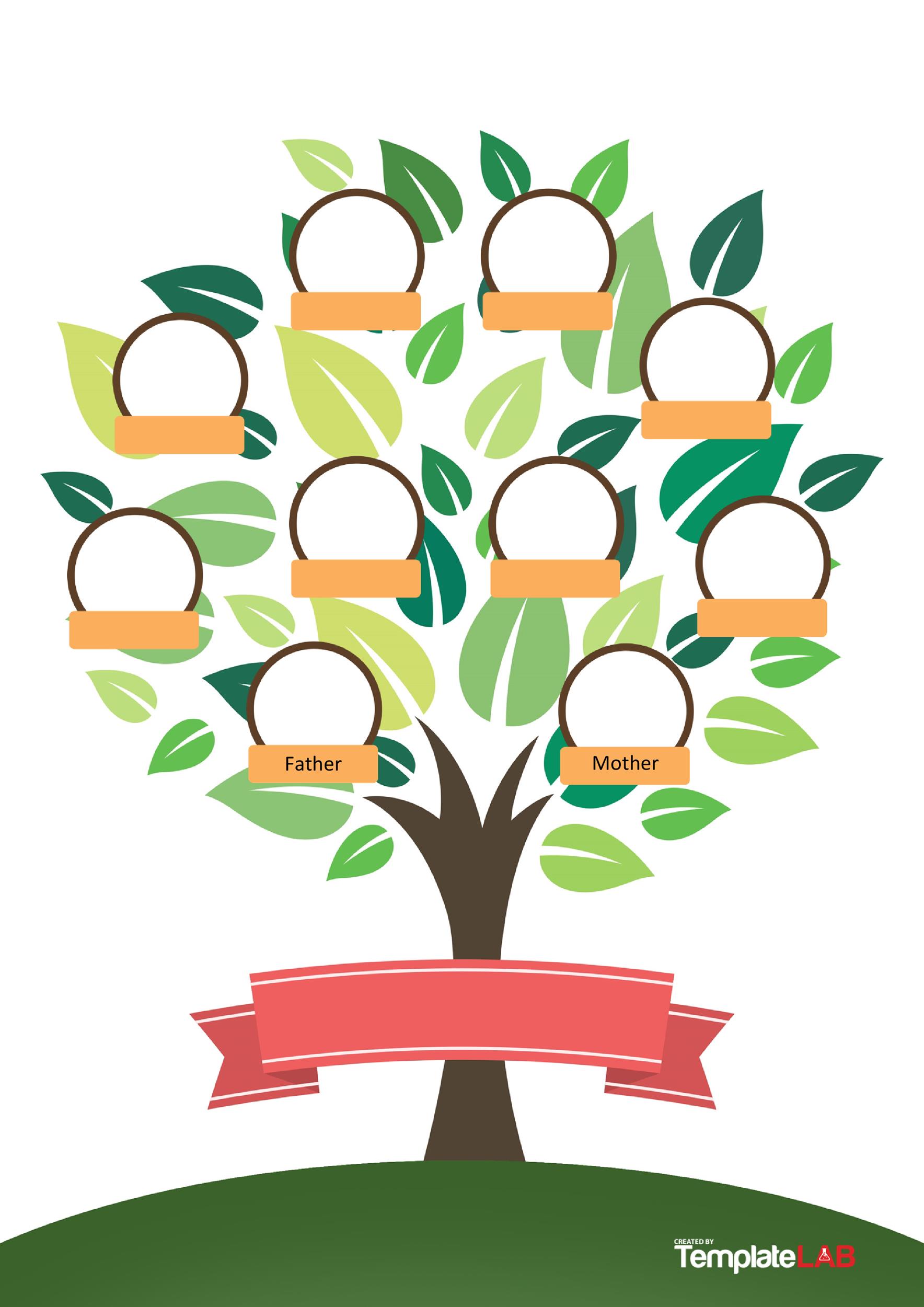 41 Free Family Tree Templates (Word, Excel, PDF, PowerPoint)