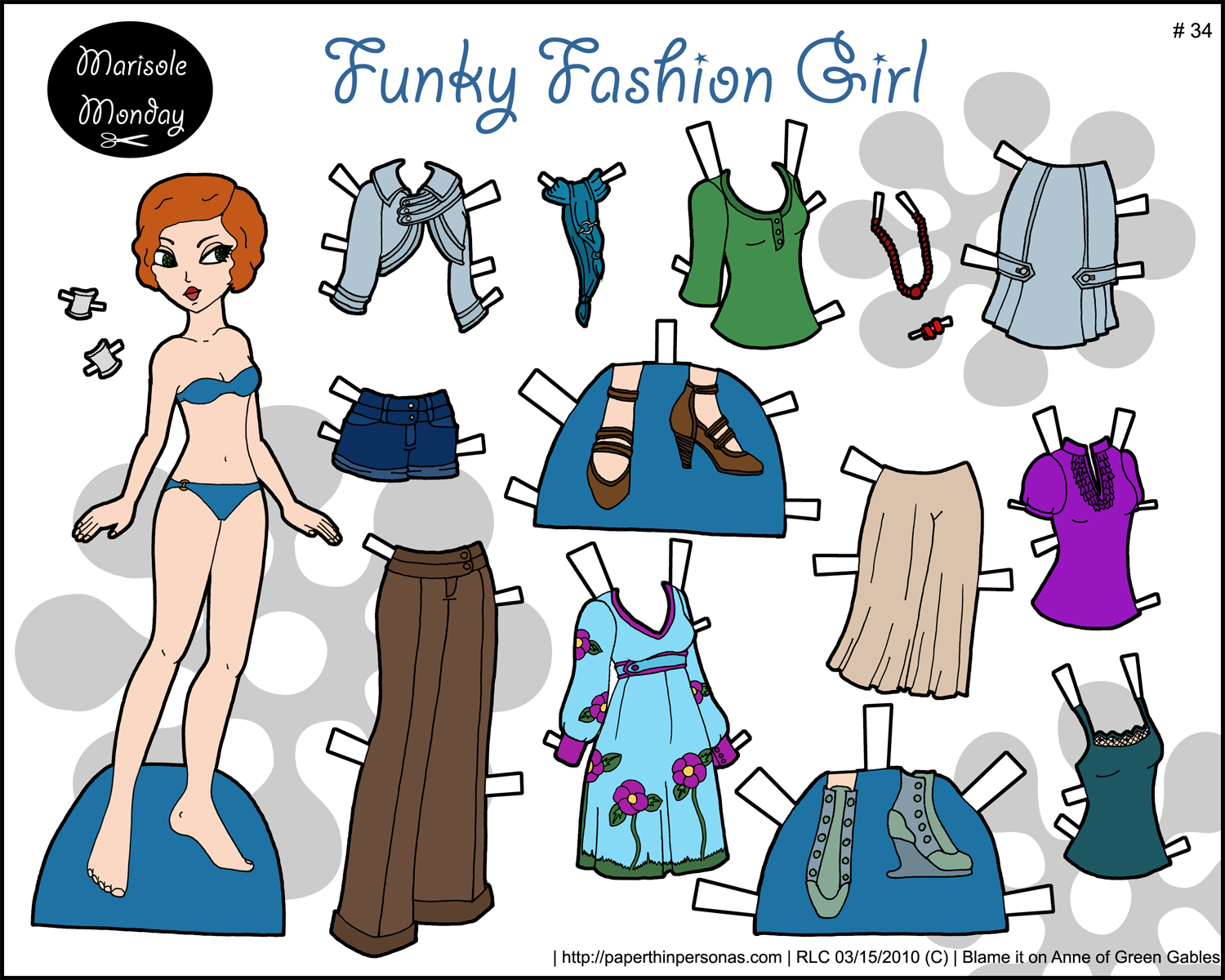 printable fashion model paper dolls