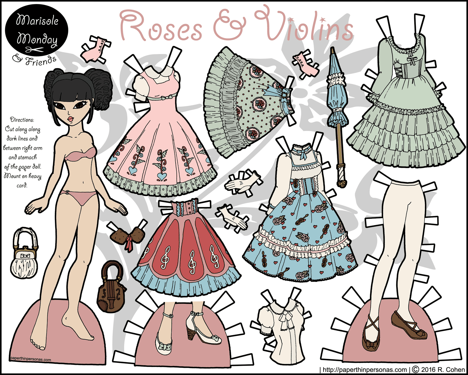 roses-violins-a-lolita-fashion-paper-doll-worksheets-library for Barbie Paper Dolls Printable Free Roses & Violins: A Lolita fashion Paper Doll - Worksheets Library for Barbie Paper Dolls Printable Free