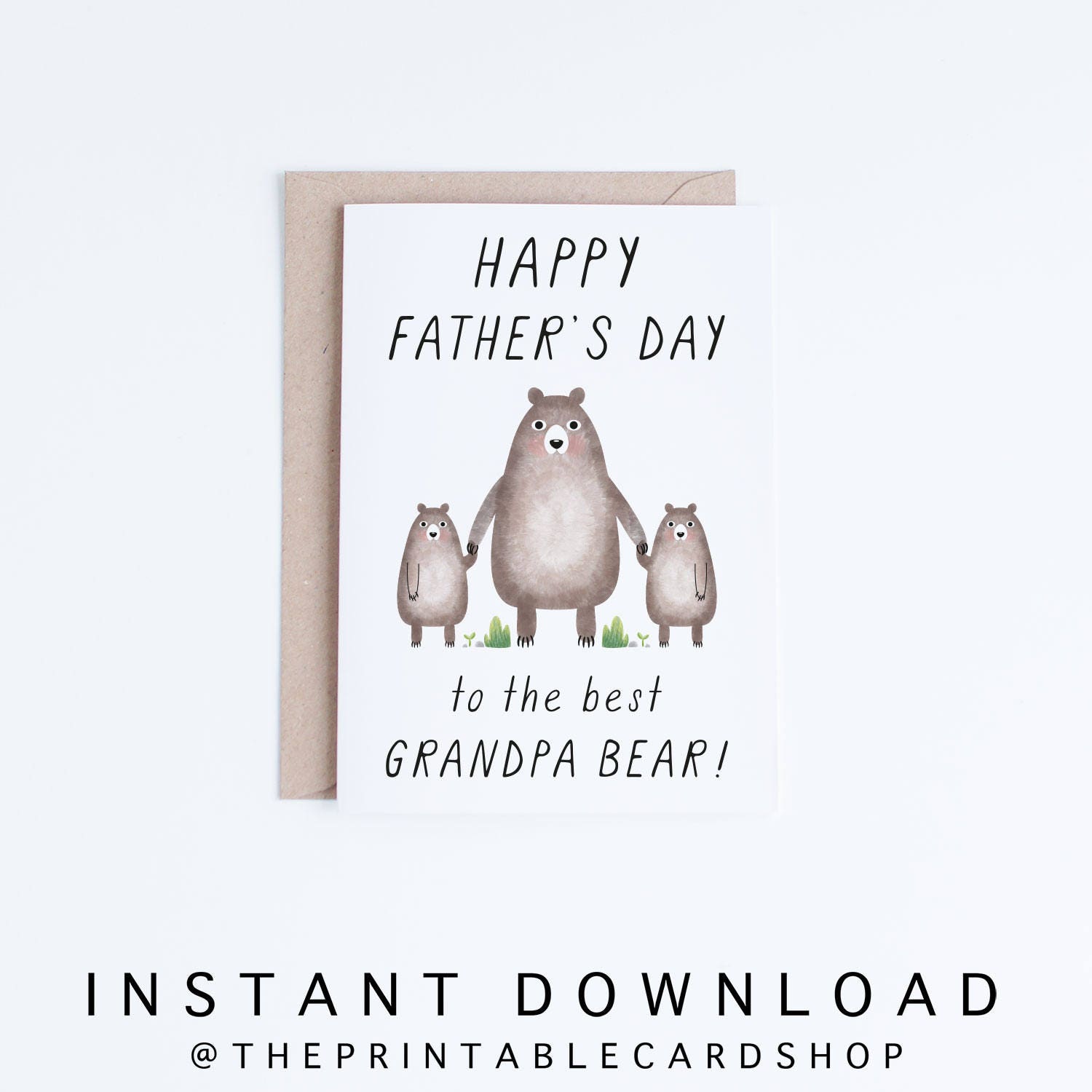 Free printable fathers day card for grandpa, Download Free printable