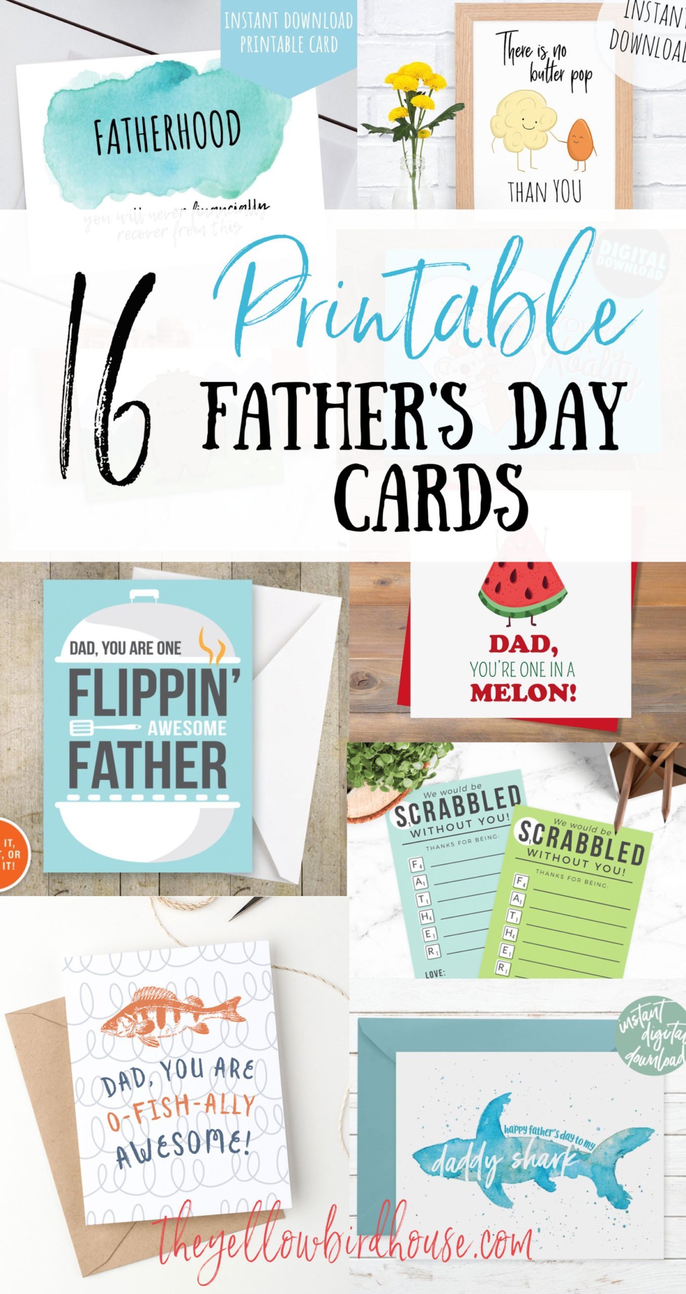 printable fathers day card for papa
