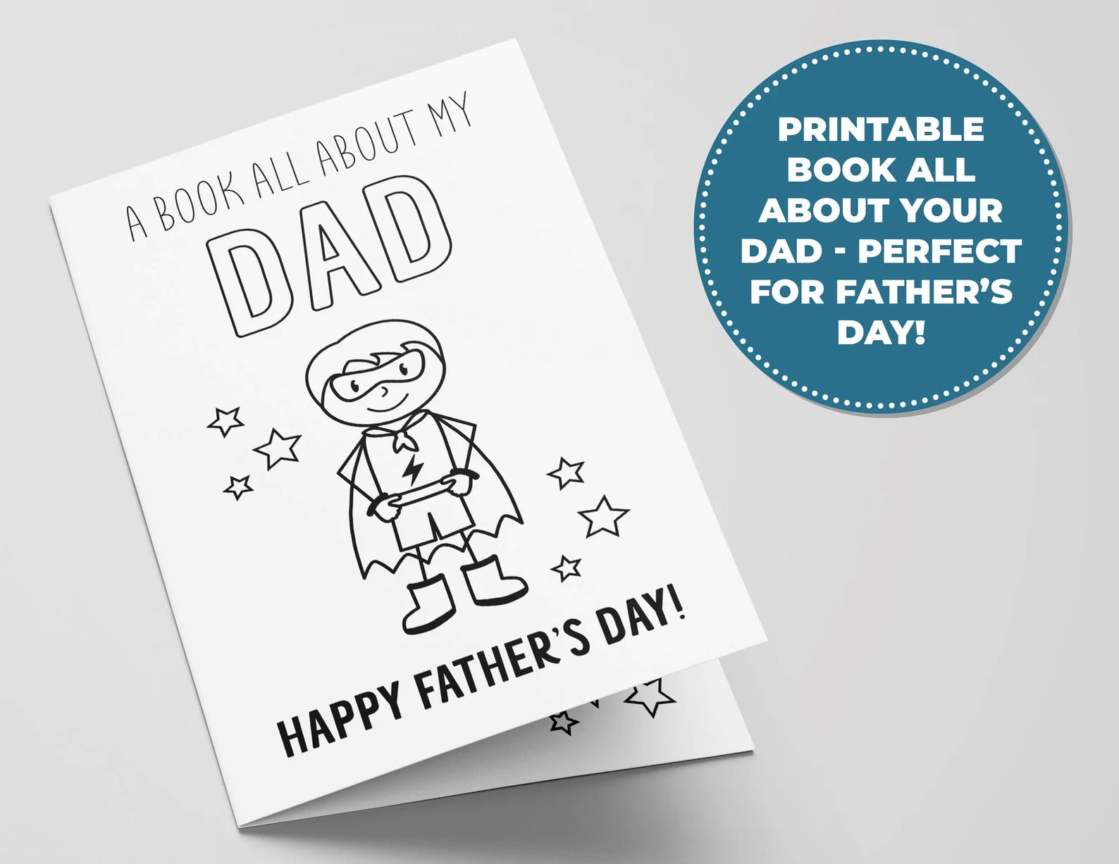 printable fathers day card for papa