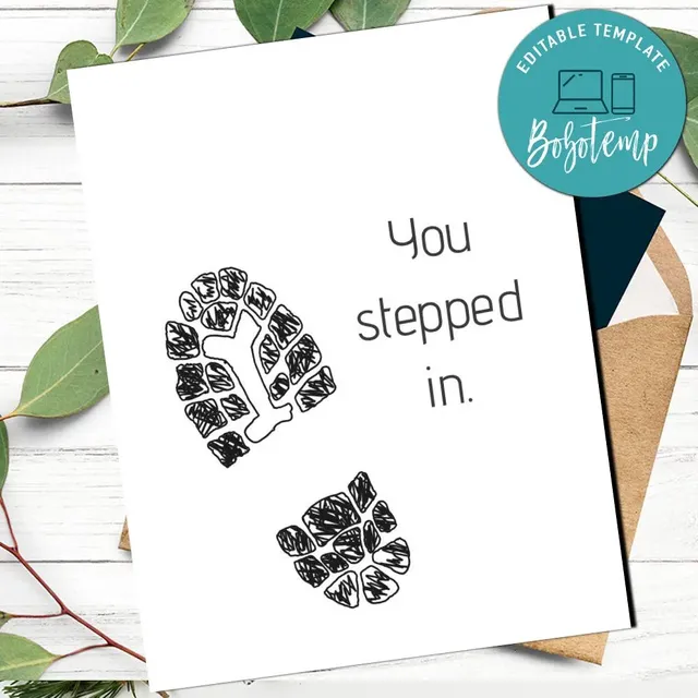 Fathers Day Card for Step Dad to Print at Home Instant Download ...