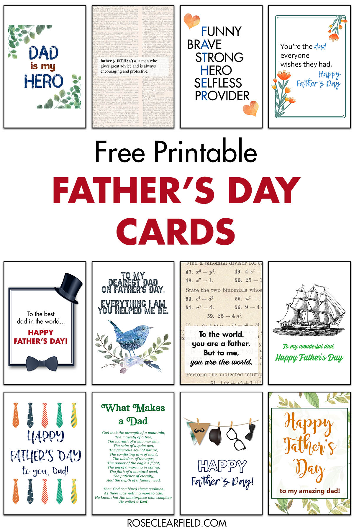 printable fathers day card ideas