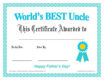 printable fathers day cards for uncle