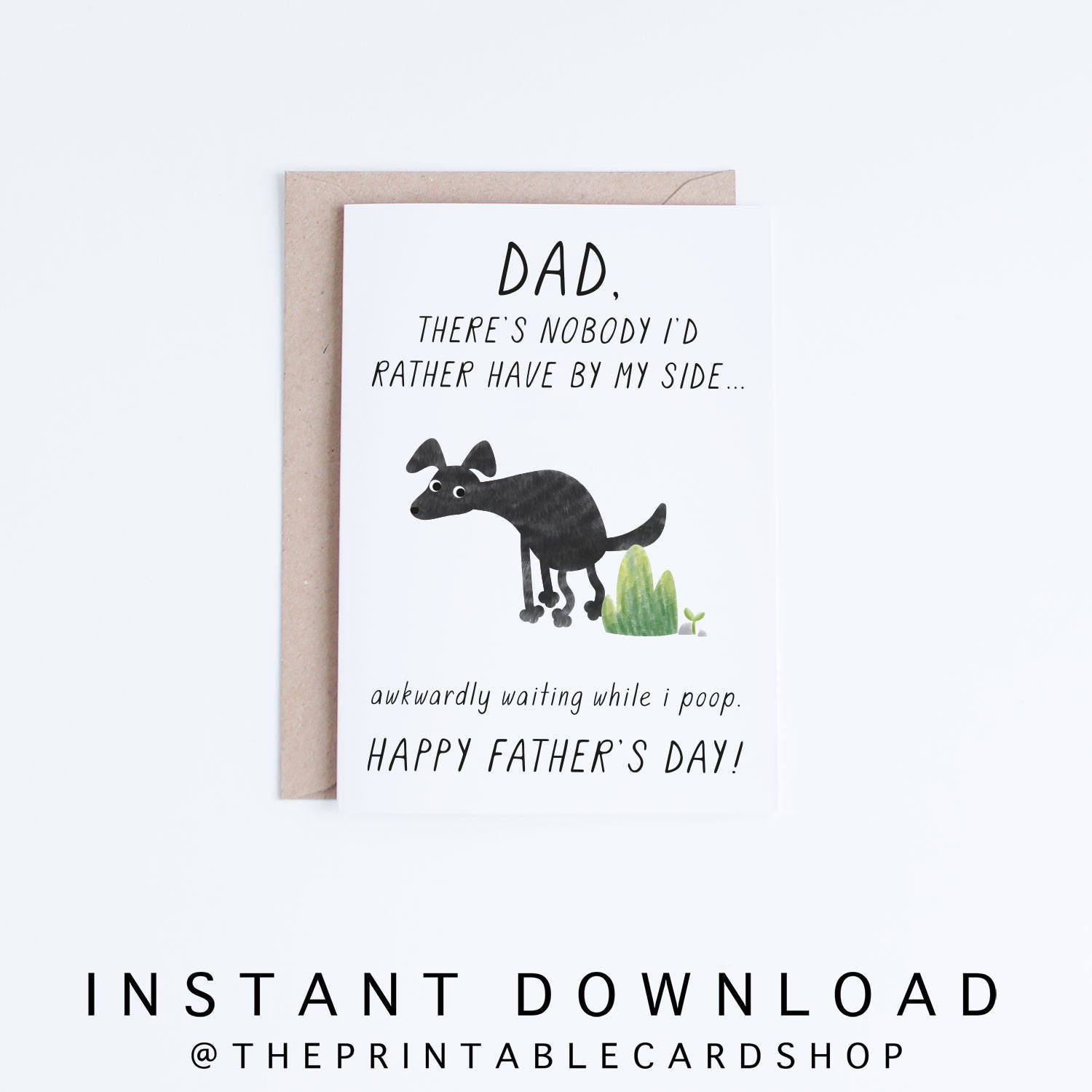 printable fathers day cards from dog