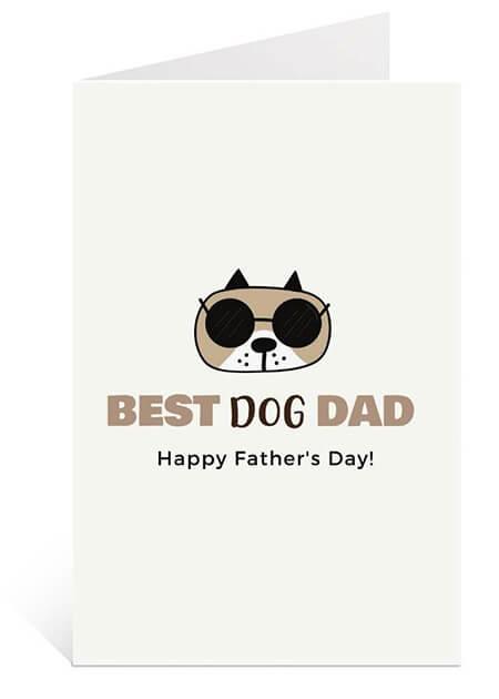 printable fathers day cards from dog