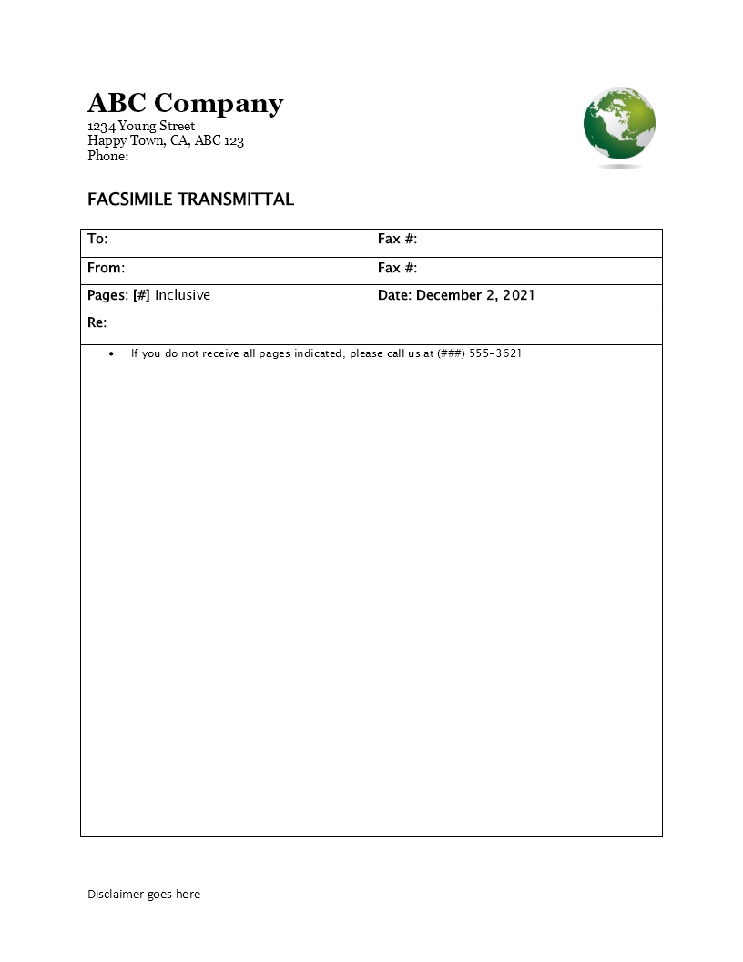 printable fax cover sheet microsoft word